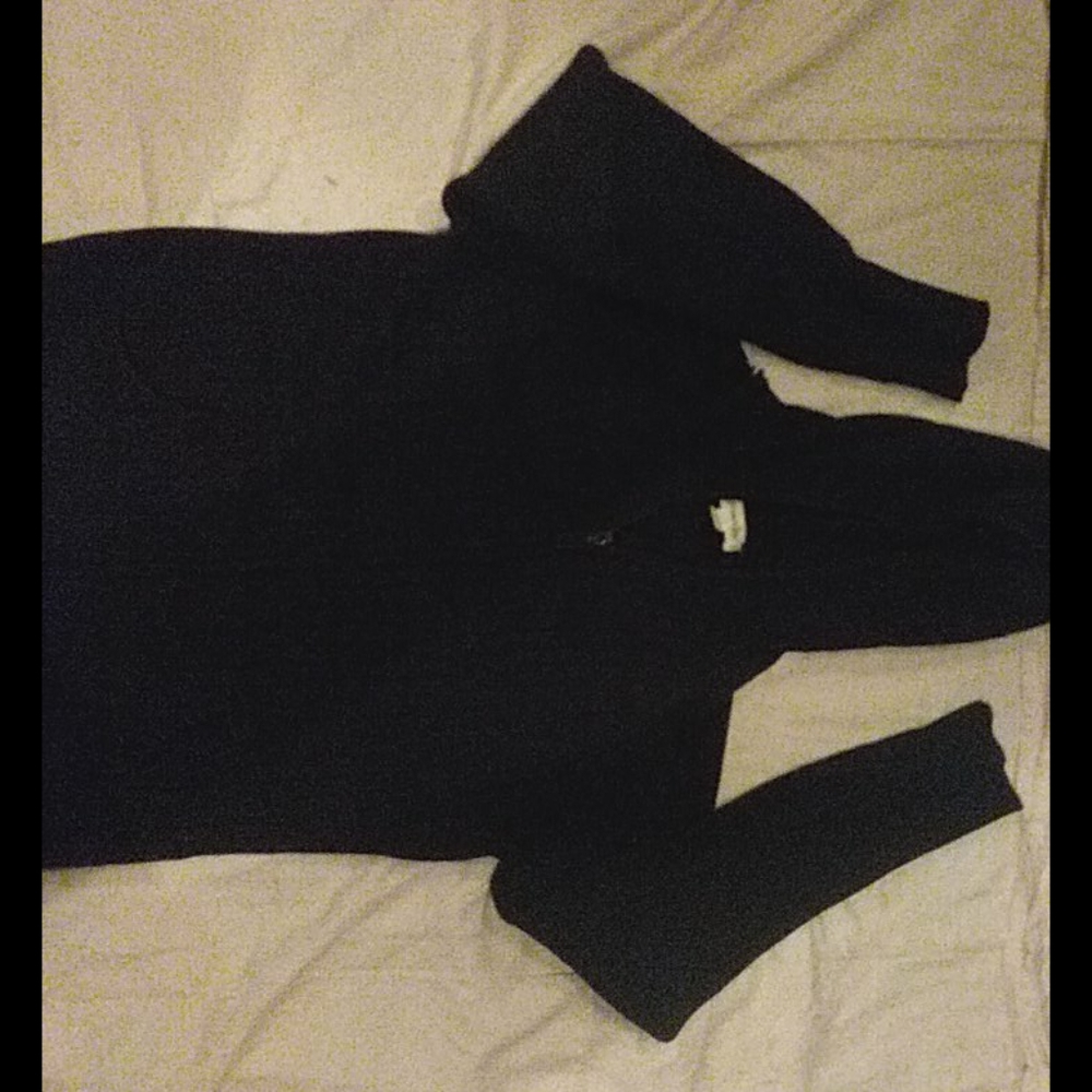 Zipper hood sweater